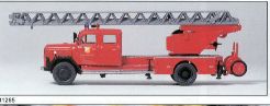 Preiser 31265 HO Scale Emergency Magirus -- F 150 D 10 Fire Truck w/Extension Ladder