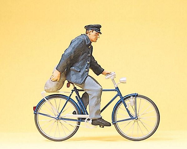 Preiser 45067 G Scale Pedestrians -- Man On a Bicycle