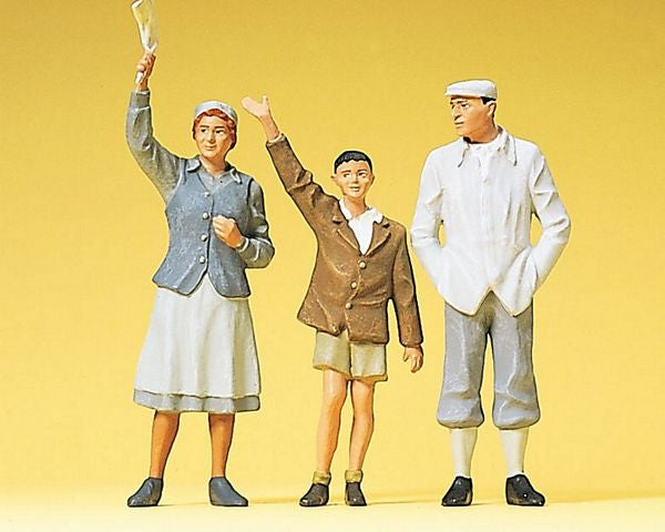 Preiser 45084 G Scale Pedestrians -- Waving People