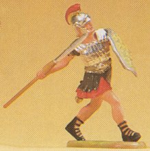 Preiser 50210 44221 Scale Roman Legions Figures 1/25 Scale -- Soldier Running w/Spear