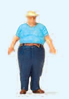 Preiser 28128 HO Overweight Man