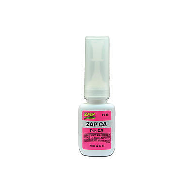 Robart 434 All Scale ZAP/CA Super-Thin Instant Adhesive -- 1/4oz 7.4mL