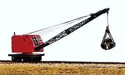 Railway Express Miniatures 2041 N Scale MOW Vehicles -- Burro Crane