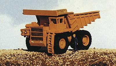 Railway Express Miniatures 2101 N Scale Mine Equipment -- 100-Ton Lectra Haul Mine Truck