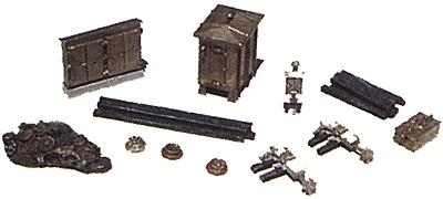 Railway Express Miniatures 2151 N Scale Railroad Mainline Detail Set