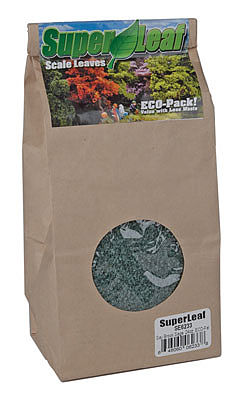 Scenic Express 6233 All Scale SuperLeaf Scale Model Leaf Flake 24oz ECO-Pak -- Saybrook Sage