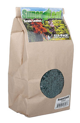 Scenic Express 6243 All Scale SuperLeaf Scale Model Leaf Flake 24oz ECO-Pak -- Juniper Green