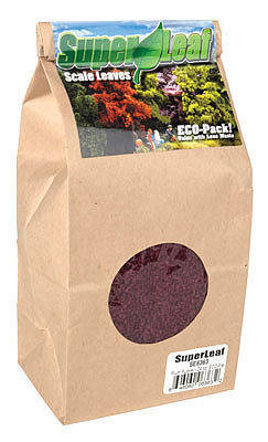 Scenic Express 6363 All Scale SuperLeaf Scale Model Leaf Flake 24oz ECO-Pak -- Purple Plum