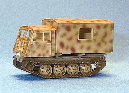 Trident Miniatures 87058 HO Scale Military - Former German Army WWII - Artillery Tractor -- Raupenschlepper Ost (Crawler Tractor East) Ambulance