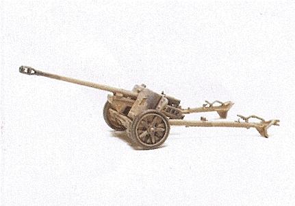 Trident Miniatures 87066 HO Scale Military - Former German Army WWII - Artillery -- 5cm Pak 38, Anti-Tank Gun (Resin Kit)