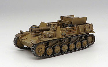 Trident Miniatures 87113 HO Scale Former German Army WWII Self-Propelled Gun -- 15cm sIG 33 (sf) on Extended Panzer II Model B Chassis