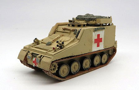 Trident Miniatures 87131 HO Scale British Army 1986+ Armored Personnel Carrier -- FV104 Samaritan Ambulance Combat Vehicle Reconnaissance (Tracked) CVR(T)