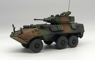 Trident Miniatures 87161 HO Scale MOWAG Armored Vehicle, General Purpose AVGP - Kit -- Cougar