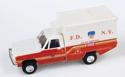 Trident Miniatures 90139 HO Scale Chevrolet - Emergency -- Fire Department of New York (FDNY) Hazardous Materials Operations Unit