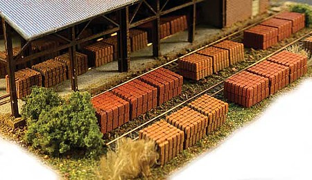 The N Scale Architect 20108 N Scale Brick Triple Stacks - Laser-Cut Kit -- 4 Triple Stacks