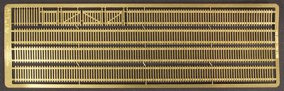 The N Scale Architect 61049 N Scale Model Builder's Supply Line Etched Brass Fencing, 300 Scale Feet -- Picket Fence w/ Gates