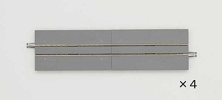 TomyTec 17936 N Scale Street Track Straight S140-WT - Fine Track -- 5-1/2"  140mm pkg(4)