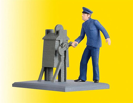 Viessmann 1550 HO Scale Animated Crossing Gate Keeper