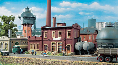 Vollmer 45617 HO Scale Heating Plant "Heizwerk" -- 10 x 5-13/64 x 12" 25 x 13 x 30cm