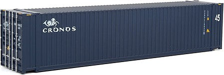 Walthers Scenemaster 949-8570 HO Scale 45' CIMC Container - Assembled -- Cronos (blue, white)