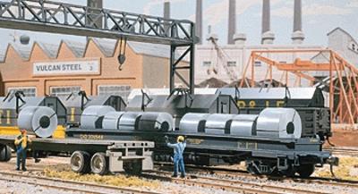 Walthers Cornerstone 1499 HO Scale Steel Coil Load -- Kit pkg(12)