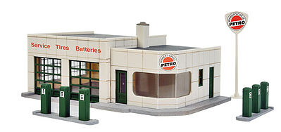 Walthers Cornerstone 3479 HO Scale Winner's Circle Petro -- Kit - 4 x 6 x 2-1/16" 10 x 15 x 5.8cm