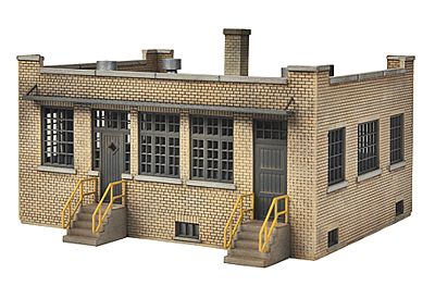 Walthers Cornerstone 4020 HO Scale Industry Office -- Kit - 4-3/4 x 6-1/4 x 2-3/4" 12.1 x 15.9 x 5.1cm