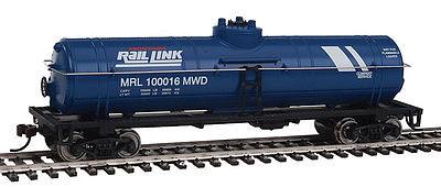 Walthers Trainline 1446 HO Scale Tank Car - Ready to Run -- Montana Rail Link (blue, white)